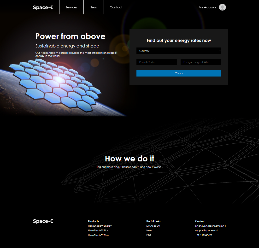 Final Space-E Home Page