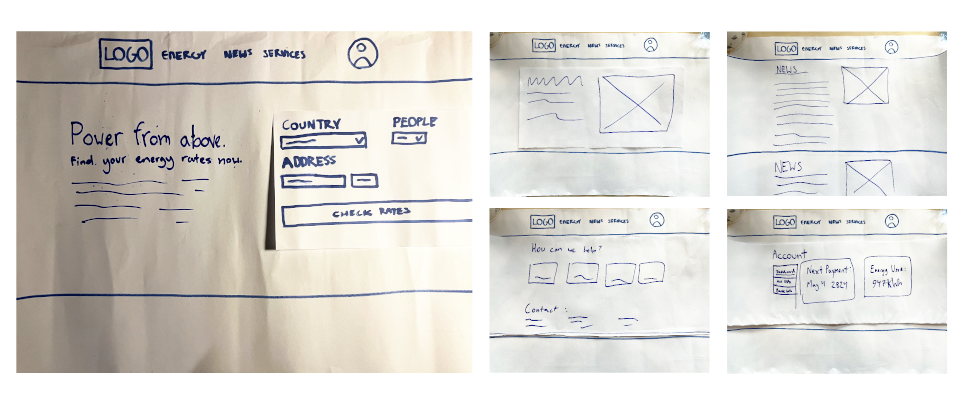 Space-E Paper Prototype