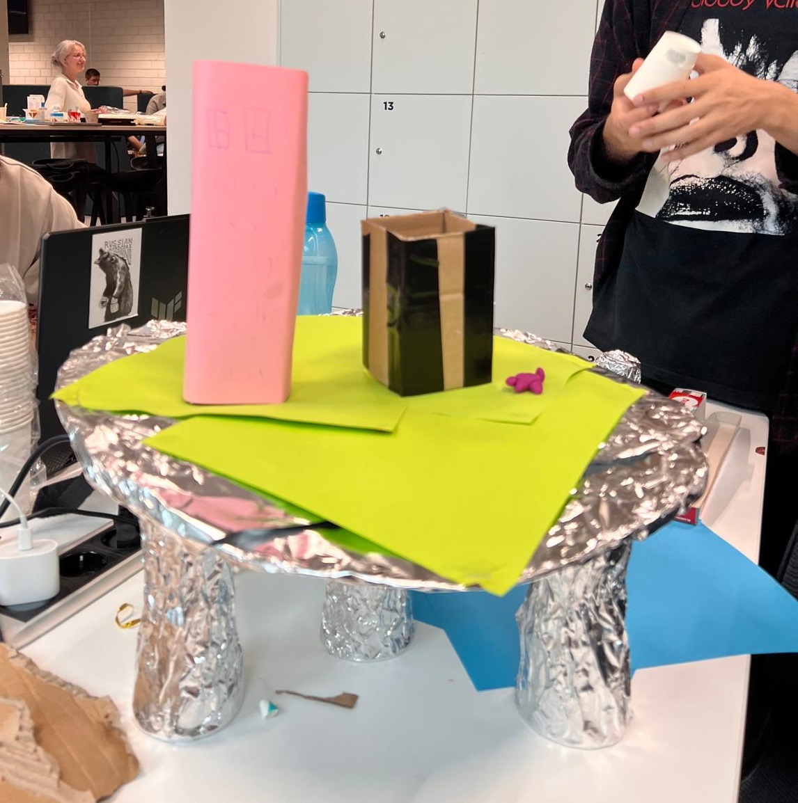 A physical prototype of the floating city.