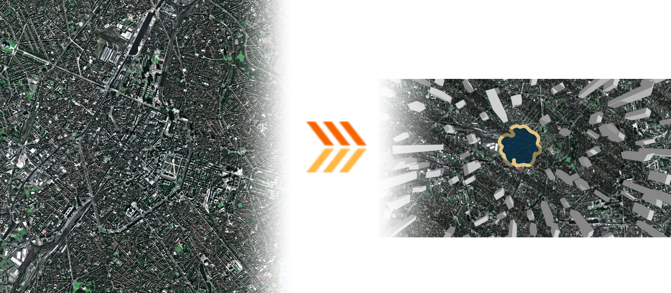 The Disc city's use of satellite imagery